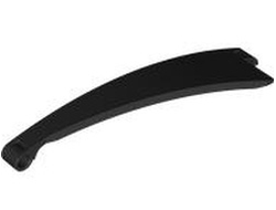 Technic, Panel Curved #52 3 x 13 Tapered Left, Black (4527 6452847)