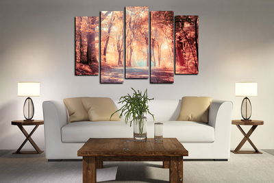 Модульная картина "Осенний день"