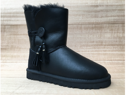 UGG Australia Черные с пуговицей (36-40) Арт. 001F