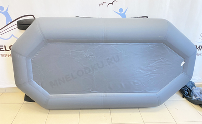 Надувная лодка Барс 240 графит вид днища MNELODKU.RU