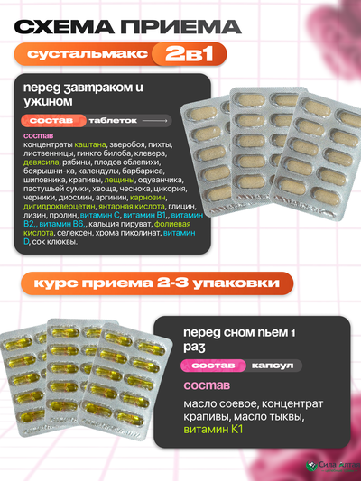 Сустальмакс: нейронные связи и здоровье вен