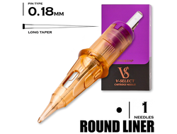 1 RLLT/0.18 - Round Liner Long Taper NaNo "V-Select PMU"