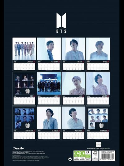 BTS Official Календарь 2024