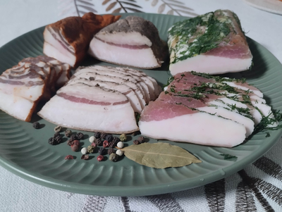 Сало соленое ассорти из 3х видов с доставкой на дом | Ферма СытникЪ