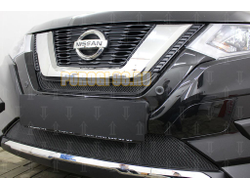 Защита радиатора Nissan X-Trail T32 2018- black низ