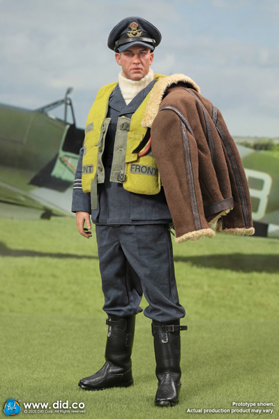 Британский пилот (Том Харди, "Дюнкерк")  - Коллекционная фигурка 1/6 WWII British Pilot Squadron Leader – Tom (K80187) - DID