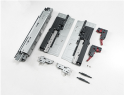 Направляющие скрытого монтажа, L=550мм,  SOFT + PUSH,  (629-55)  TALISMAN *