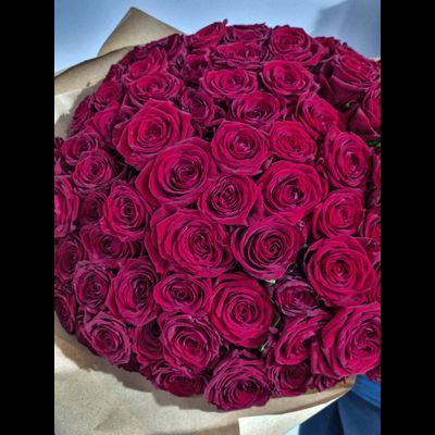 Роза Россия 60 см 101 шт