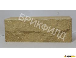 Кирпич полуторный "Дикий камень". Желтый. Кирпичный завод Брик Филд