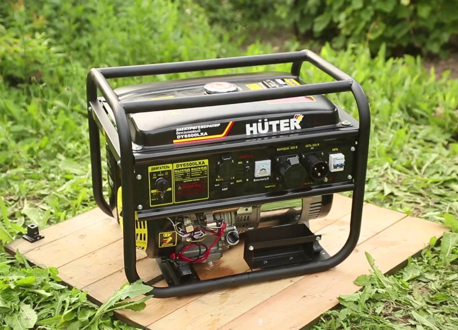 Бензиновые электрогенераторы HUTER