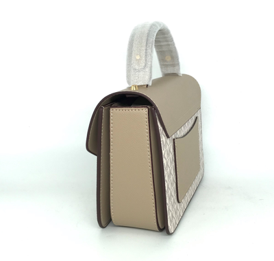 Сумка Michael Kors Rose Medium Logo бежевая