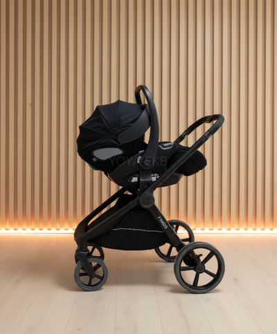 Детская коляска 3 в 1 Luxmom 999 Черный