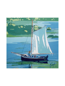 Постер Грот "La Grand Voile" Мишеля Лемэ Art Boat/OE P20x60GrVoiL20 20x60см в лакированной раме 20мм