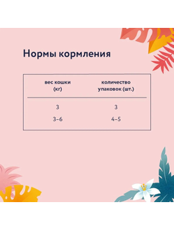 Florida (Флорида) влажный корм (пауч) для стерилизованных кошек, индейка в желе 85 г