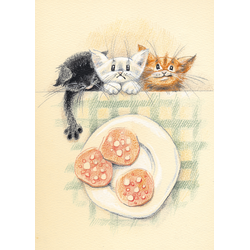 D0484 Котята с колбаской