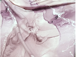 Перкаль набивной 120 г/м2 шир.220см цвет фиолетовый Игра воображения