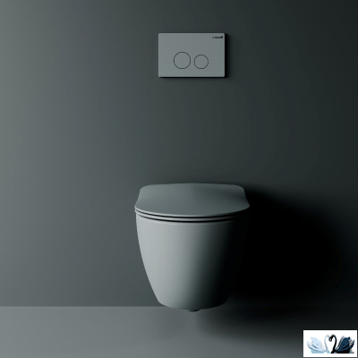 Кнопка смыва Creavit Terra GP9002.07 Cool Grey холодный серый матовый