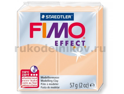 полимерная глина Fimo effect, цвет-peach 8020-405 (персиковый), вес-57 гр