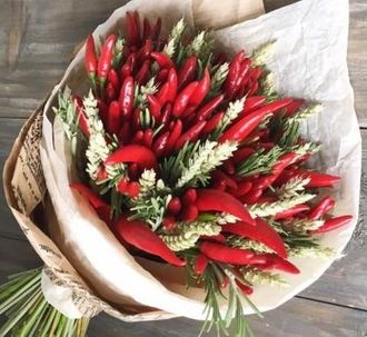 Букет из овощей "Острый на язычок"