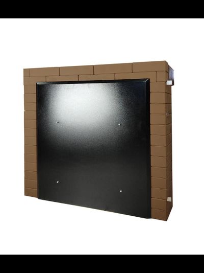 Портал Банной печи Универсальный из фигурного кирпича (с комплектом накладок)