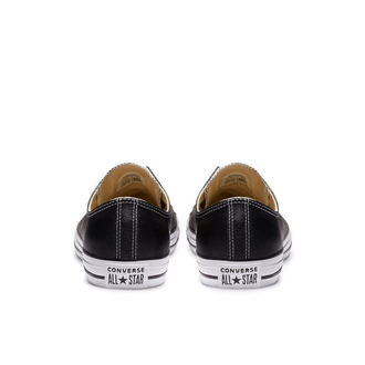 Converse all star low leather black top