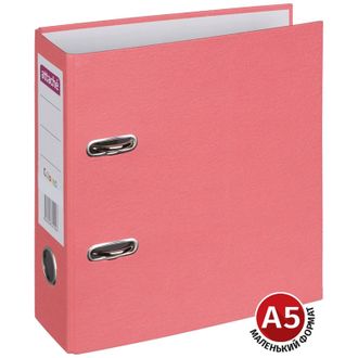 Папка-регистратор ATTACHE Colored light, формат А5, 75мм, светло-красный