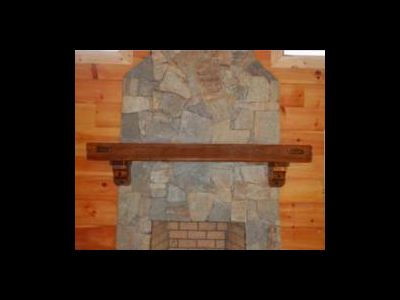 Каминная полка прямая