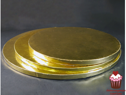Поднос для торта D 30 см толщина 11 мм, Золото