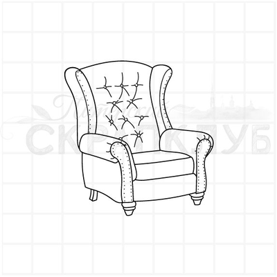 ФП штамп "Кресло без  зайца"