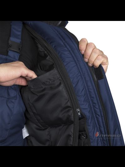 Костюм УНИВЕРСАЛ-T-ЗИМА с п/к, цв. черный/синий