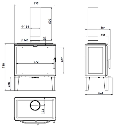 Lacunza Печь Biarritz