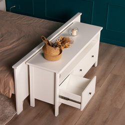 Сага Тумба 3 ящика 1312х622х414 белый