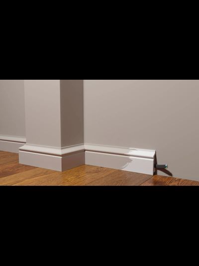 Напольный плинтус Decor-Dizayn DD122, для покраски, влагостойкий, ударопрочный, 2 метра