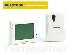 Беспроводной программируемый комнатный термостат TEPLOCOM TS-Prog-2AA/3A-RF