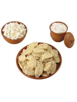 Вареники с ТВОРОГОМ. Цена за кг