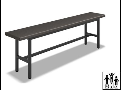 Скамейка для раздевалок полумягкая