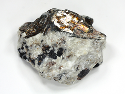 Астрофиллит на породе, Кольский п-ов, Хибины (50*45*23 мм, 70 г) №26157