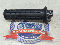 Ручка газа Урал, Днепр нов.обр. (с цепочкой 4звена) (г.Ирбит Завод)