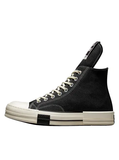 Кеды Converse Rick Owens DRKSHDW DRKSTAR Chuck 70 Hi Black чёрные высокие