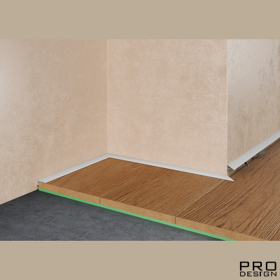 Щелевой плинтус PRO DESIGN MINI 7067 RAL 9003 белый