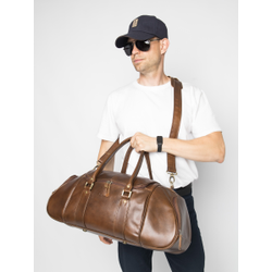 Дорожно-спортивная сумка Benevento Premium brown 
(арт. 4044-63)