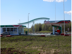 Реклама на АЗС в городе Чехов