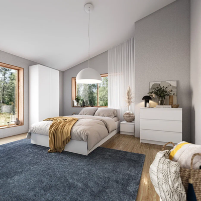 Композиция спальни ОНИКС Белый