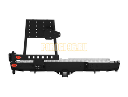 Задний силовой бампер серии Трофи на NISSAN NP300 2010-2015 (03.405.03)