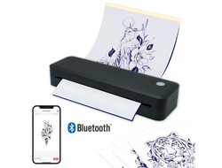 Термокопировальный беспроводной принтер AiYin A40S Wireless Tattoo Thermal Printer Black