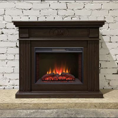 Электрокамин Бруклин AO с очагом Sparta 25.5 LED