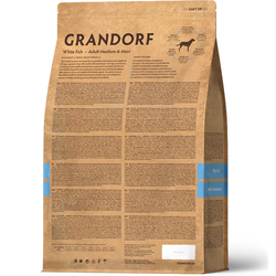 Grandorf (Грандорф): сухой корм для собак всех пород Белая рыба, 3 кг