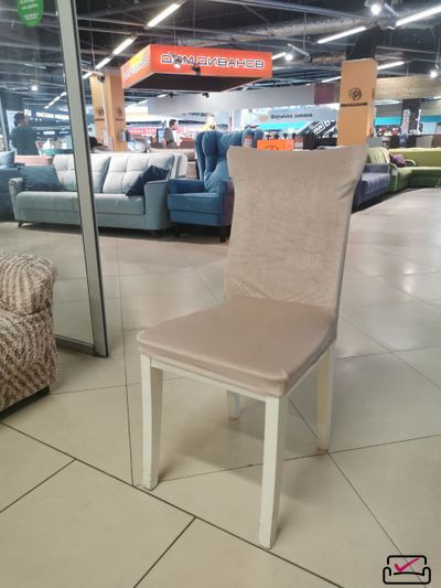 Чехол на стул "Велюр" Бежевый. Россия