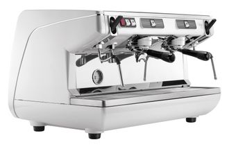 Кофемашина Nuova Simonelli Appia Life 2Gr S white высокие группы, экономайзер, полуавтомат, белая