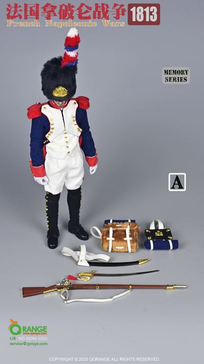 ПРЕДЗАКАЗ - Солдат армии Наполеона - Коллекционный КОМПЛЕКТ 1/6 Napoleonic Wars France 1813 Accessory Set (QOM-1055A) - QORANGE QOTOYS ?ЦЕНА: 13300 РУБ.?